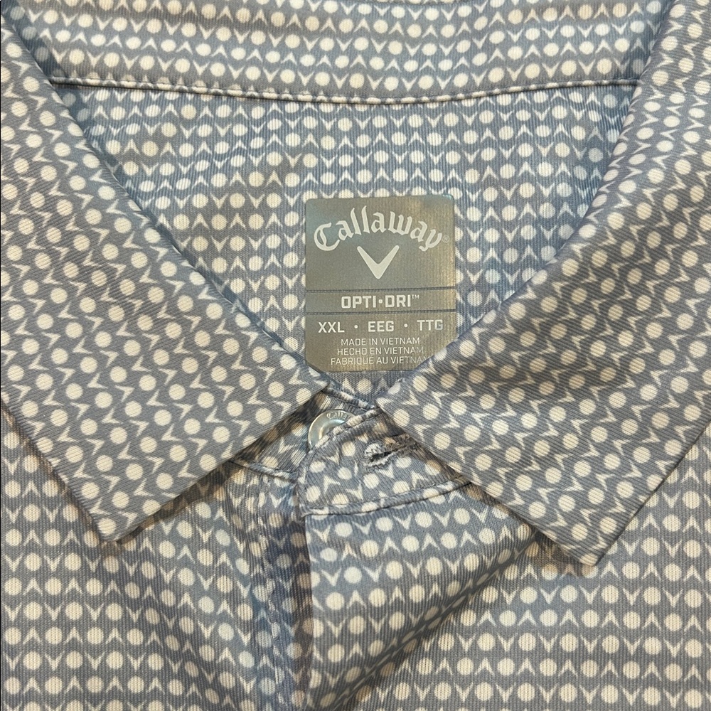 Set of 2 Callaway Men’s Size XXL Short Sleeve Polo Shirts EUC - Picture 7 of 8